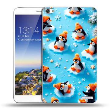 Пластиковый чехол на Huawei MediaPad X1 7.0 с принтом Новый год Пластиковый чехол на Huawei MediaPad X1 7.0 с принтом Новый год