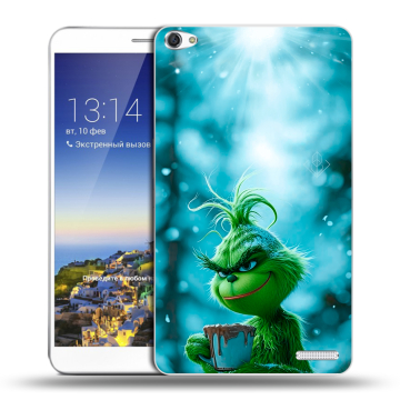 Пластиковый чехол на Huawei MediaPad X1 7.0 с принтом Новый год гринч Пластиковый чехол на Huawei MediaPad X1 7.0 с принтом Новый год гринч