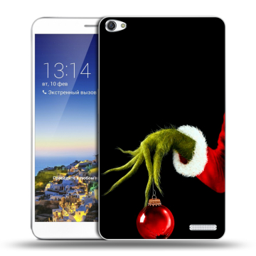 Пластиковый чехол на Huawei MediaPad X1 7.0 с принтом Новый год Гринч Пластиковый чехол на Huawei MediaPad X1 7.0 с принтом Новый год Гринч
