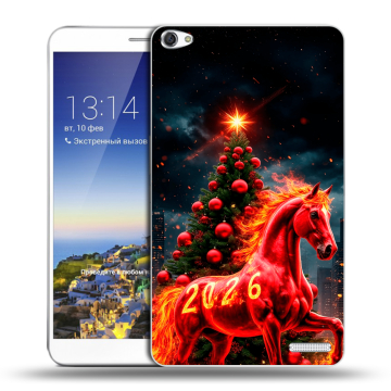 Пластиковый чехол на Huawei MediaPad X1 7.0 с принтом Новый год Пластиковый чехол на Huawei MediaPad X1 7.0 с принтом Новый год