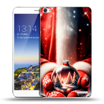 Пластиковый чехол на Huawei MediaPad X1 7.0 с принтом Новый год Пластиковый чехол на Huawei MediaPad X1 7.0 с принтом Новый год