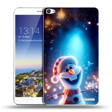 Пластиковый чехол на Huawei MediaPad X1 7.0 с принтом Новый год Пластиковый чехол на Huawei MediaPad X1 7.0 с принтом Новый год