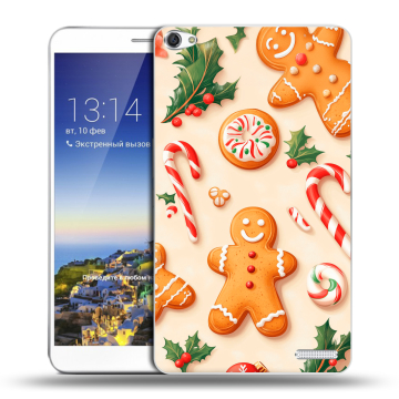 Пластиковый чехол на Huawei MediaPad X1 7.0 с принтом Новый год Пластиковый чехол на Huawei MediaPad X1 7.0 с принтом Новый год