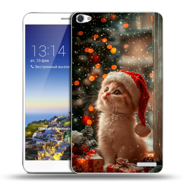 Пластиковый чехол на Huawei MediaPad X1 7.0 с принтом Новый год Пластиковый чехол на Huawei MediaPad X1 7.0 с принтом Новый год