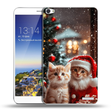 Пластиковый чехол на Huawei MediaPad X1 7.0 с принтом Новый год Пластиковый чехол на Huawei MediaPad X1 7.0 с принтом Новый год