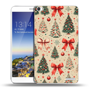 Пластиковый чехол на Huawei MediaPad X1 7.0 с принтом Новый год Пластиковый чехол на Huawei MediaPad X1 7.0 с принтом Новый год