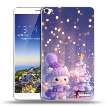 Пластиковый чехол на Huawei MediaPad X1 7.0 с принтом Новый год Пластиковый чехол на Huawei MediaPad X1 7.0 с принтом Новый год