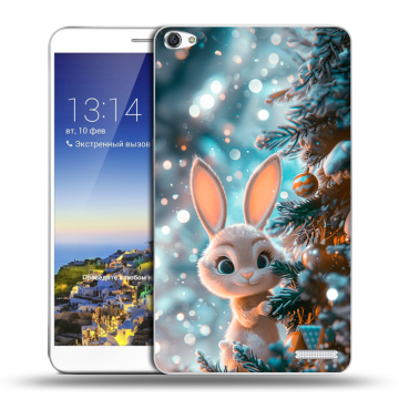 Пластиковый чехол на Huawei MediaPad X1 7.0 с принтом Новый год Пластиковый чехол на Huawei MediaPad X1 7.0 с принтом Новый год