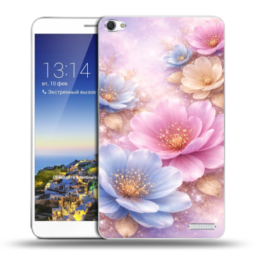 Пластиковый чехол на Huawei MediaPad X1 7.0 с принтом женский