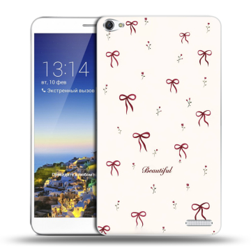 Пластиковый чехол на Huawei MediaPad X1 7.0 с принтом для девочек