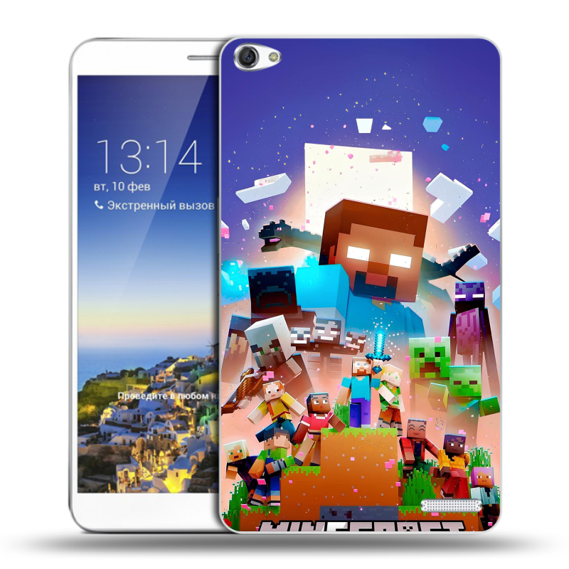 Пластиковый чехол на Huawei MediaPad X1 7.0 с принтом Майнкрафт Minecraft Пластиковый чехол на Huawei MediaPad X1 7.0 с принтом Майнкрафт Minecraft