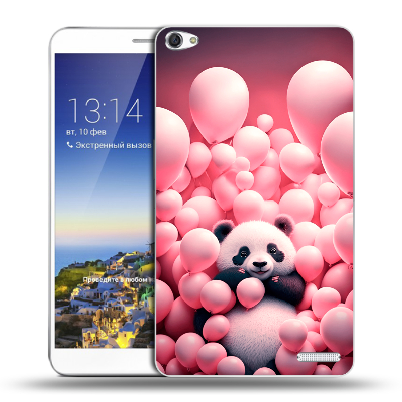 Пластиковый чехол на Huawei MediaPad X1 7.0 с принтом Панда Пластиковый чехол на Huawei MediaPad X1 7.0 с принтом Панда