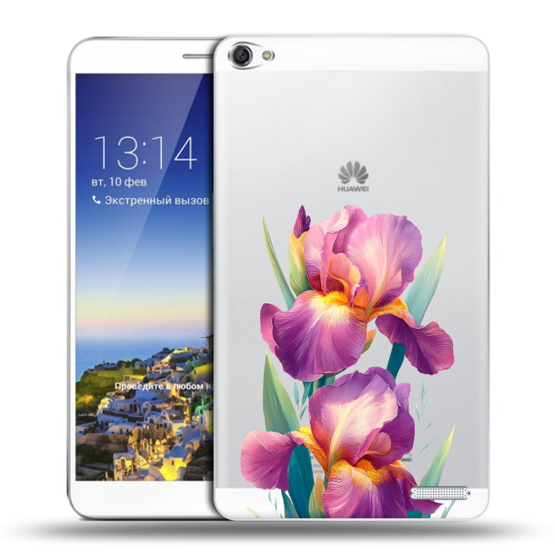 Пластиковый чехол на Huawei MediaPad X1 7.0 с принтом Цветы орхидеи Пластиковый чехол на Huawei MediaPad X1 7.0 с принтом Цветы орхидеи