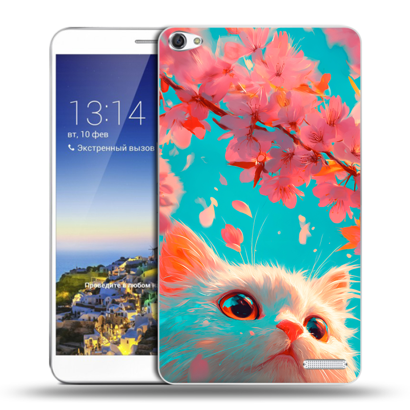 Пластиковый чехол на Huawei MediaPad X1 7.0 с принтом Красивый кот Пластиковый чехол на Huawei MediaPad X1 7.0 с принтом Красивый кот