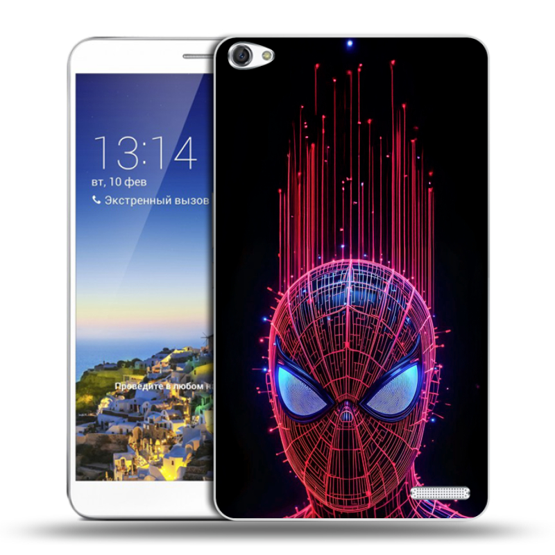 Пластиковый чехол на Huawei MediaPad X1 7.0 с принтом Spiderman Человек паук Пластиковый чехол на Huawei MediaPad X1 7.0 с принтом Spiderman Человек паук