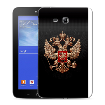 Силиконовый чехол на Samsung GALAXY Tab 3 Lite с принтом Герб России