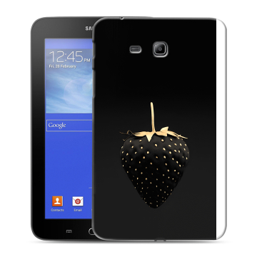 Силиконовый чехол на Samsung GALAXY Tab 3 Lite с принтом Черная клубника Силиконовый чехол на Samsung GALAXY Tab 3 Lite с принтом Черная клубника