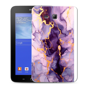 Силиконовый чехол на Samsung GALAXY Tab 3 Lite с принтом Мрамор Силиконовый чехол на Samsung GALAXY Tab 3 Lite с принтом Мрамор