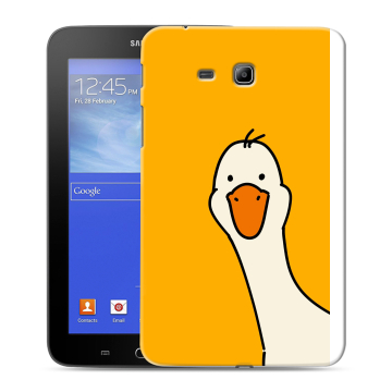 Силиконовый чехол на Samsung GALAXY Tab 3 Lite с принтом Утка Силиконовый чехол на Samsung GALAXY Tab 3 Lite с принтом Утка