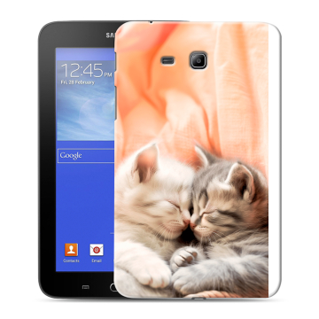 Силиконовый чехол на Samsung GALAXY Tab 3 Lite с принтом Котята Силиконовый чехол на Samsung GALAXY Tab 3 Lite с принтом Котята