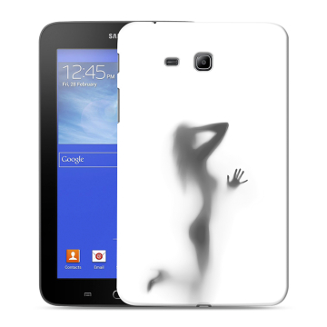 Силиконовый чехол на Samsung GALAXY Tab 3 Lite с принтом Силуэт