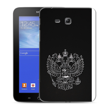 Силиконовый чехол на Samsung GALAXY Tab 3 Lite с принтом Герб России