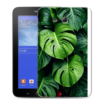 Силиконовый чехол на Samsung GALAXY Tab 3 Lite с принтом Листья Силиконовый чехол на Samsung GALAXY Tab 3 Lite с принтом Листья
