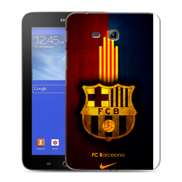 Силиконовый чехол на Samsung GALAXY Tab 3 Lite с принтом Барселона Barcelona