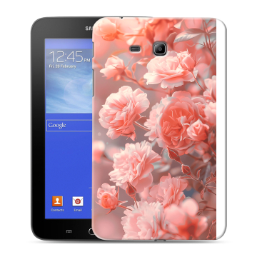 Силиконовый чехол на Samsung GALAXY Tab 3 Lite с принтом Розы цветы Силиконовый чехол на Samsung GALAXY Tab 3 Lite с принтом Розы цветы