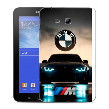 Силиконовый чехол на Samsung GALAXY Tab 3 Lite с принтом БМВ BMW