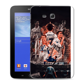 Силиконовый чехол на Samsung GALAXY Tab 3 Lite с принтом Реал Роналдо Real Ronaldo