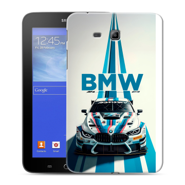 Силиконовый чехол на Samsung GALAXY Tab 3 Lite с принтом БМВ BMW Силиконовый чехол на Samsung GALAXY Tab 3 Lite с принтом БМВ BMW