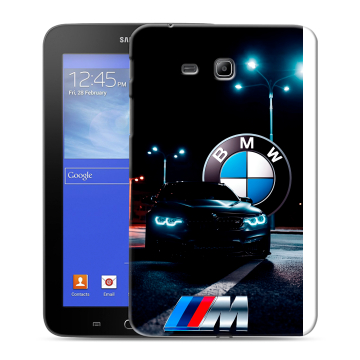 Силиконовый чехол на Samsung GALAXY Tab 3 Lite с принтом БМВ BMW