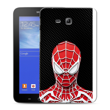 Силиконовый чехол на Samsung GALAXY Tab 3 Lite с принтом человек паук spiderman Силиконовый чехол на Samsung GALAXY Tab 3 Lite с принтом человек паук spiderman