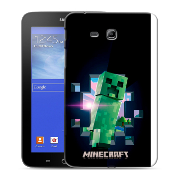 Силиконовый чехол на Samsung GALAXY Tab 3 Lite с принтом Майнкрафт Minecraft Силиконовый чехол на Samsung GALAXY Tab 3 Lite с принтом Майнкрафт Minecraft
