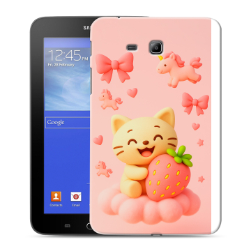Силиконовый чехол на Samsung GALAXY Tab 3 Lite с принтом для девочек