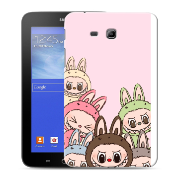 Силиконовый чехол на Samsung GALAXY Tab 3 Lite с принтом Лабубу