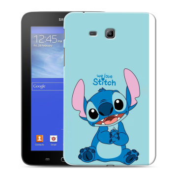 Силиконовый чехол на Samsung GALAXY Tab 3 Lite с принтом Лило и Стич