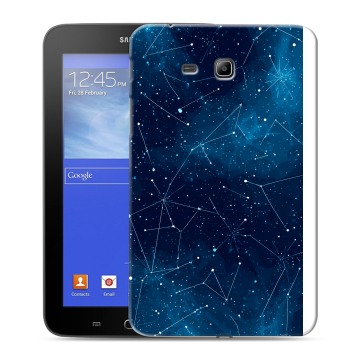 Силиконовый чехол на Samsung GALAXY Tab 3 Lite с принтом Космос звезды