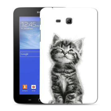 Силиконовый чехол на Samsung GALAXY Tab 3 Lite с принтом Котенок Силиконовый чехол на Samsung GALAXY Tab 3 Lite с принтом Котенок