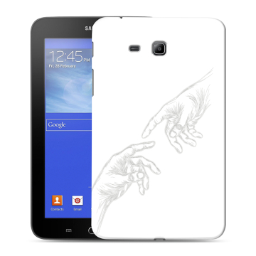 Силиконовый чехол на Samsung GALAXY Tab 3 Lite с принтом Сотворение мира