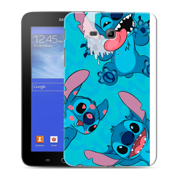Силиконовый чехол на Samsung GALAXY Tab 3 Lite с принтом Лило и Стич