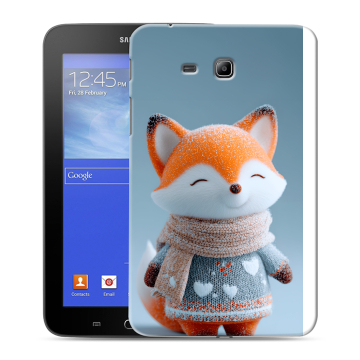 Силиконовый чехол на Samsung GALAXY Tab 3 Lite с принтом Лиса