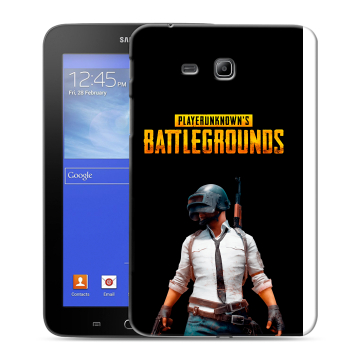Силиконовый чехол на Samsung GALAXY Tab 3 Lite с принтом PUGB ПАГБ Силиконовый чехол на Samsung GALAXY Tab 3 Lite с принтом PUGB ПАГБ