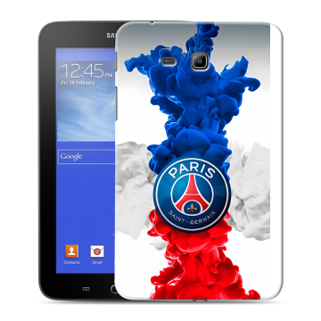 Силиконовый чехол на Samsung GALAXY Tab 3 Lite с принтом PSG ПСЖ Силиконовый чехол на Samsung GALAXY Tab 3 Lite с принтом PSG ПСЖ