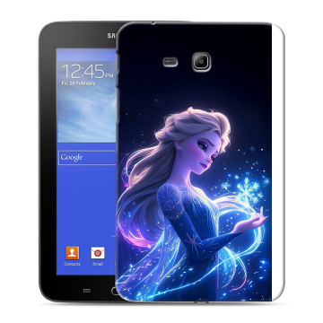 Силиконовый чехол на Samsung GALAXY Tab 3 Lite с принтом Холодное сердце Frozen Силиконовый чехол на Samsung GALAXY Tab 3 Lite с принтом Холодное сердце Frozen