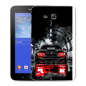 Силиконовый чехол на Samsung GALAXY Tab 3 Lite с принтом BMW БМВ