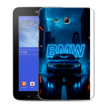 Силиконовый чехол на Samsung GALAXY Tab 3 Lite с принтом BMW БМВ Силиконовый чехол на Samsung GALAXY Tab 3 Lite с принтом BMW БМВ