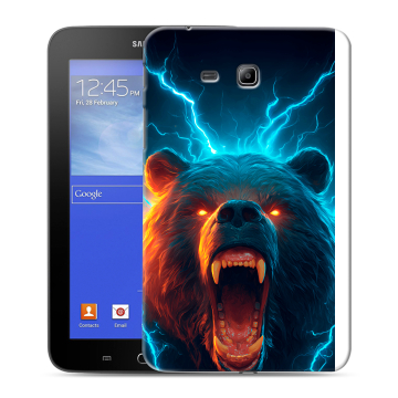 Силиконовый чехол на Samsung GALAXY Tab 3 Lite с принтом Медведь Силиконовый чехол на Samsung GALAXY Tab 3 Lite с принтом Медведь