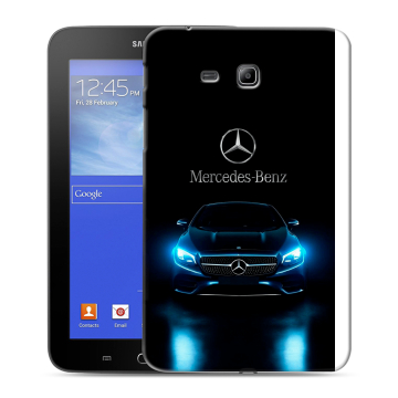 Силиконовый чехол на Samsung GALAXY Tab 3 Lite с принтом Mercedes Мерседес